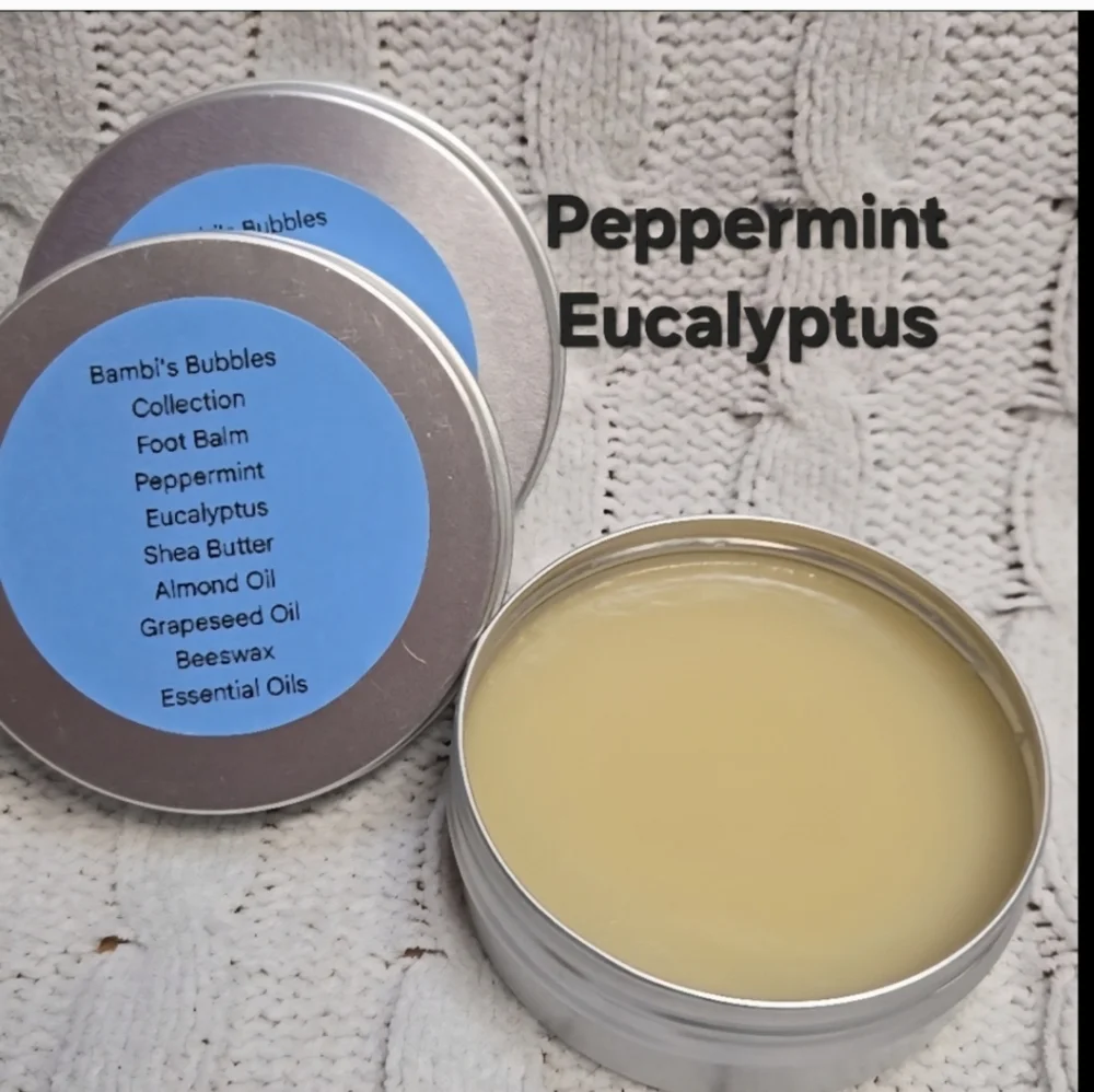 LAST ONE!   Hand Crafted Foot Balm 2oz Tin Assorted Scents - Picture 8 of 16